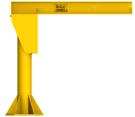 HD Free Standing Jib Crane-8' Span & 20' Height Under Boom-4000 Lb Cap!! Details about   NEW 